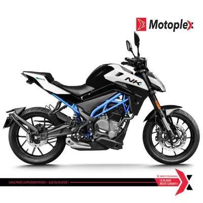 300NK Garantie 5 ans Groupe Motopropulseur. La 300NK est une moto legere et agile propulsee par un p...