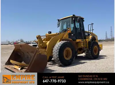 CAT C7 ACERT 7.0L 6 CYL DIESEL ENGINE - 217HP - ENCLOSED CAB - A/C - RIDE CONTROL - HYDRAULIC COUPLE...