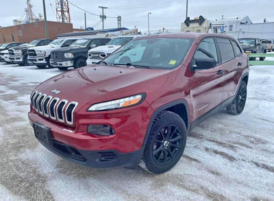 2015 Jeep Cherokee Sport/4WD/CLEAN TITLE/SAFETY/HEATED SEATS/COM