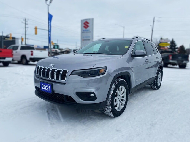 2021 Jeep Cherokee North 4x4 ~Heated Seats + Steering ~Power Gat in Cars & Trucks in Barrie