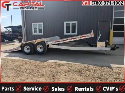 2025 Nordtek 82in. x 18' Aluminum Hydraulic Tilt Deck Equipment Trailer (10000lb GVWR) -- -- Feature...