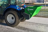 SAMI self loading tractor mounted salt sand drop  spreaders