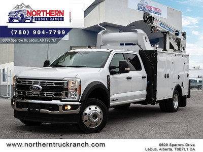 2023 Ford F-550 Chassis XLT 4x4 MILRON SERVICE BODY CRANE V...