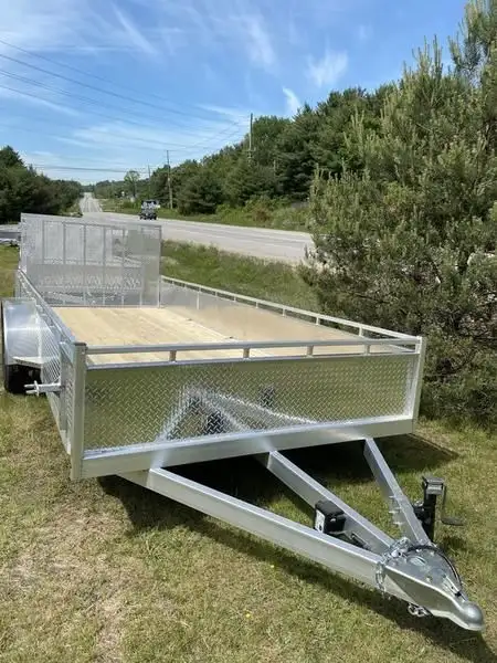 2025 All Aluminum Enbeck 7 x 18' Tandem - 17" sides in Cargo & Utility Trailers in Mississauga / Peel Region - Image 13