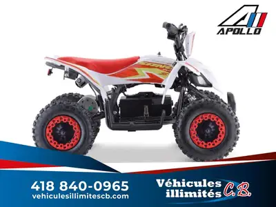 2023 Apollo SANO COBRA 800 WATT VTT ÉLECTRIQUE POUR ENFANT VTT POUR ENFANT APOLLO SANO 800 WATTS BAT...