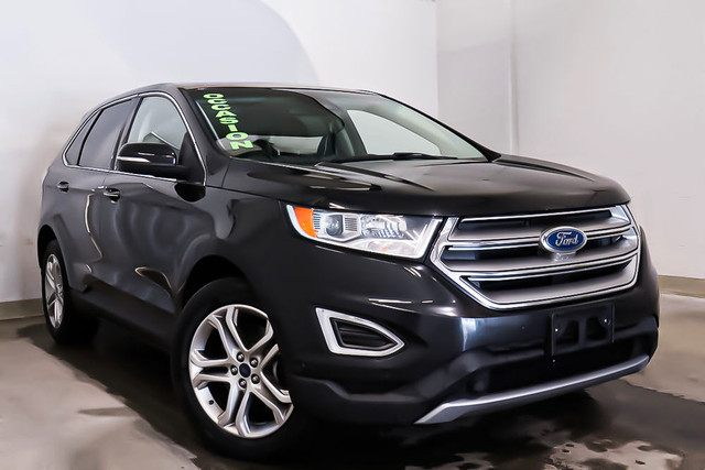 2015 Ford Edge TITANIUM + AWD + CUIR + TOIT PANO DETECTION D'ANG in Cars & Trucks in Laval / North Shore