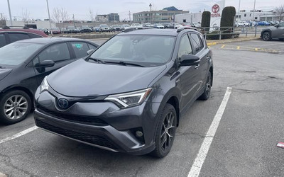 2018 Toyota RAV4 Hybrid SE JAMAIS ACCIDENTÉ/HYBRIDE RARE ET ÉCON