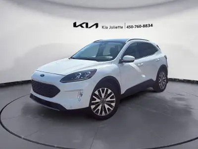 2021 Ford Escape Hybrid TITANIUM - INT., EN CUIR - NAVIGATION - CAMERA DE RECUL - ALERT A L'ANGLE MO...