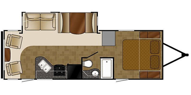 Homey 1-Slide Trailer w/ Lots of Storage - $87/wk in Travel Trailers & Campers in Edmonton - Image 2