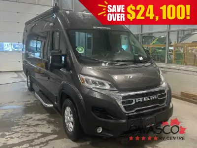 Roadtrek Class B gas motorhome Play highlights: Power Awning Open Center Aisle 5.3 Cu. Ft. Refrigera...