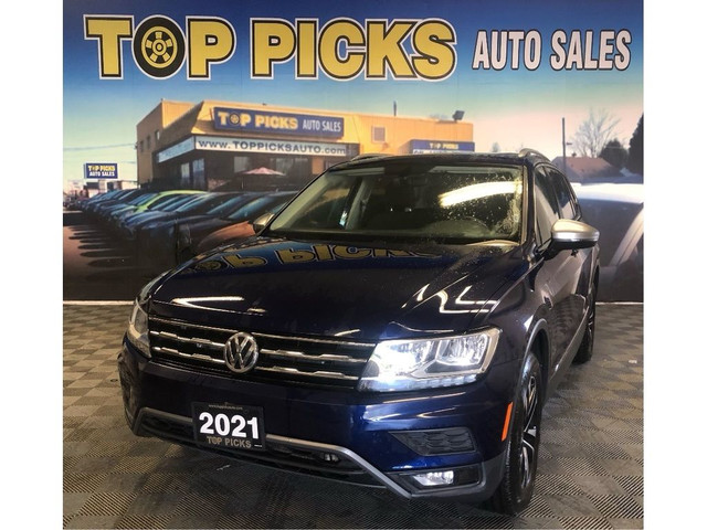  2021 Volkswagen Tiguan AWD, Panoramic Sunroof, Navigation, Heat in Cars & Trucks in North Bay