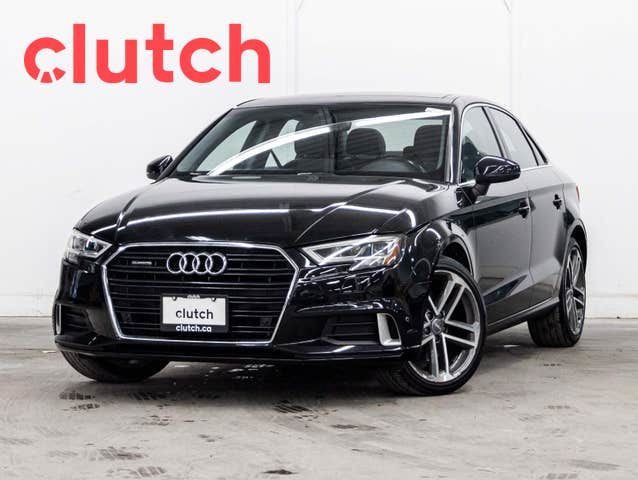 2017 Audi A3 2.0T Technik AWD w/ Push Button Start, Rearview Cam in Cars & Trucks in Ottawa