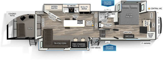 2025 Forest River 3800DECK in Travel Trailers & Campers in Red Deer - Image 2