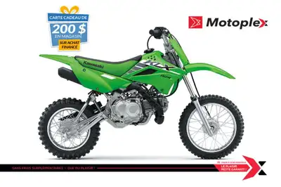 KLX110R L Comme moto conviviale pour les debutants ou instrument de plaisir la KLX110R et la KLX110R...