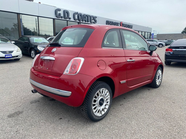 2012 Fiat 500 Lounge ~Leather ~Pano Moonroof ~Alloys in Cars & Trucks in Barrie - Image 4