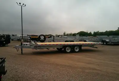 Canada Trailers Galvanized Deckover Tilt Trailer 16,000 lbs. GVWR is $20,585.00 ! Ord: 080134 - Ser:...