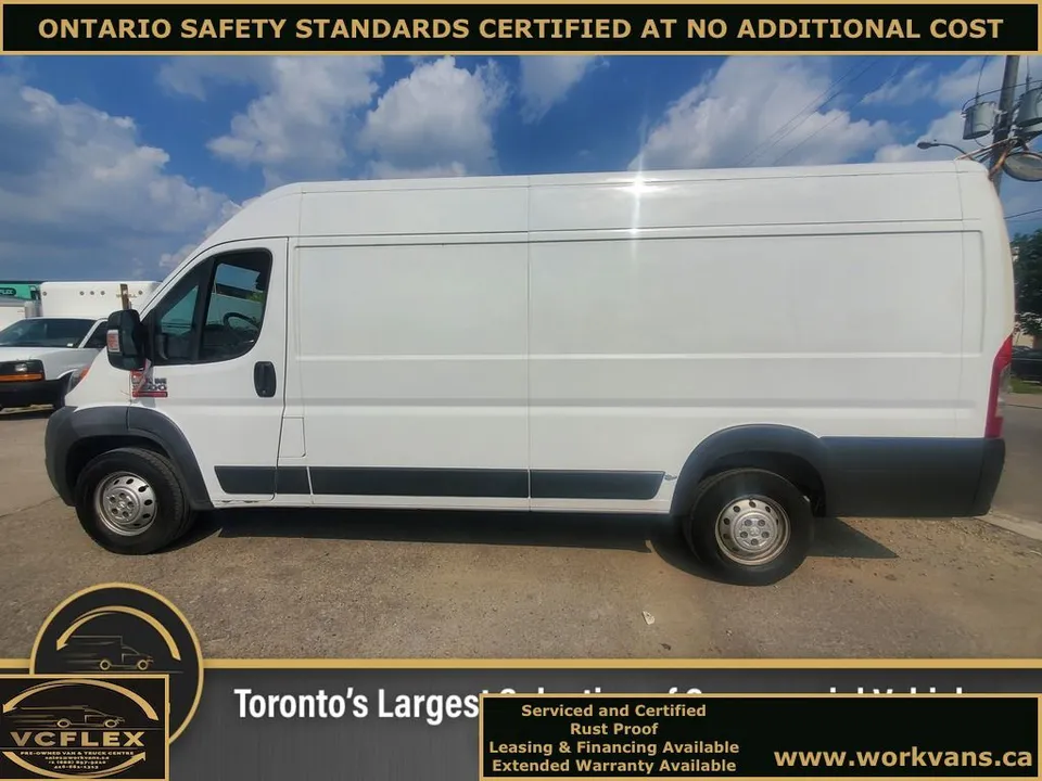 2017 Ram Promaster 3500 - 159WB EXT HIGH ROOF - V6 Gas - Cruise
