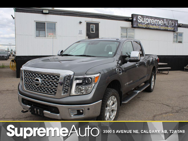 2016 Nissan Titan XD 4WD/DIESEL/CREW CAB/NAVI/B.CAMERA in Cars & Trucks in Calgary