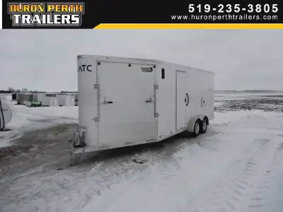 HURON PERTH TRAILERS BLOW OUT SALE!!!! 2023 ATC 7x18+6 Aluminum Snowmobile Trailer 7ft Wide x 18ft L...