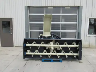 Farm King Y1080 Snowblower, 108 Inch Cutting Width, Hydraulic Gear Driven Spout Rotation, Hydraulic...