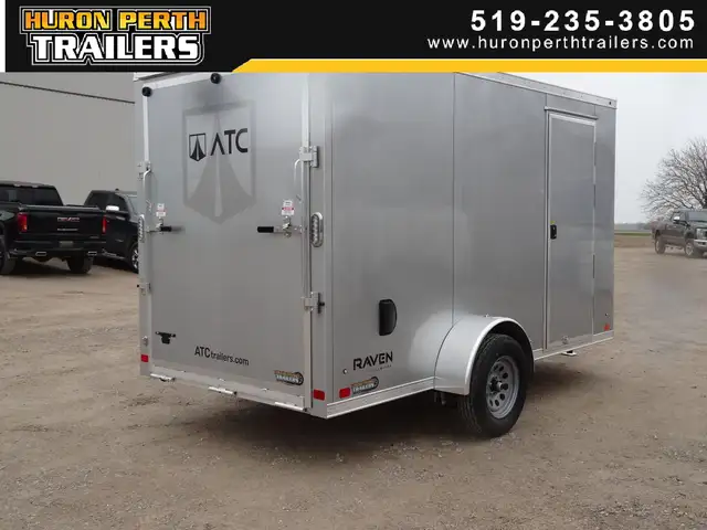 2022 ATC Raven 6x12+2 Enclosed Aluminum Trailer in Cargo & Utility Trailers in Grand Bend - Image 5