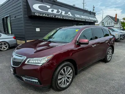 WELL CRAFTED, AND ACCIDENT FREE 7 PASSENGERS FAMILY SUV ACURA MDX SH-AWD TECH WITH MANY LUXURY FEATU...