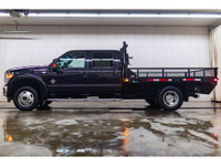**ONE OWNER - ACCIDENT FREE** 104,114 KM This 2014 Ford F-450 4x4 Crew Cab XLT Dually Deck is powere... (image 1)