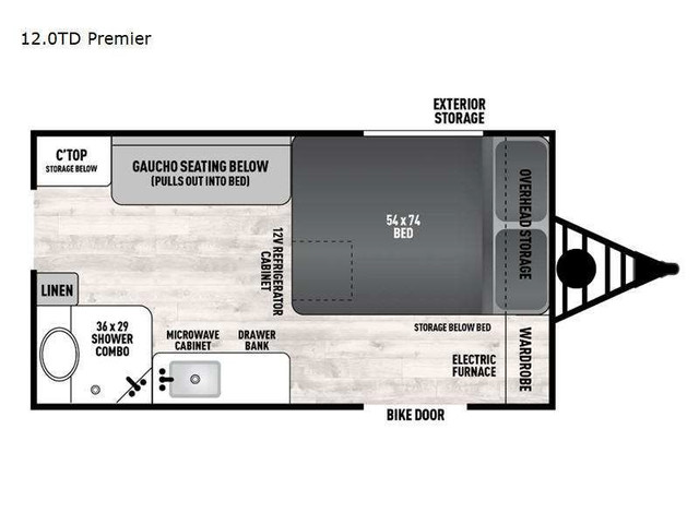 2024 Viking Viking Camping Trailers 12.0 TD Premier in Travel Trailers & Campers in Truro