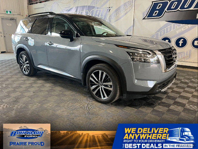 2024 Nissan Pathfinder PLATINUM | HTD/CLD LTHR STS | PANO ROOF | in Cars & Trucks in Lloydminster