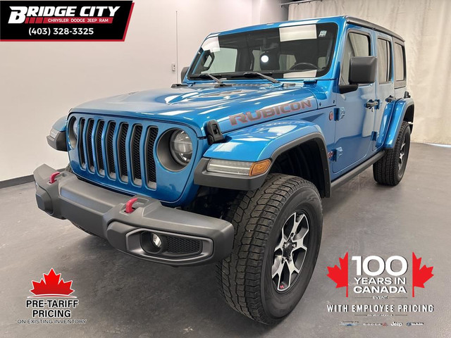 2019 Jeep Wrangler Unlimited Rubicon 4x4 - Leather - LED Ligh... in Cars & Trucks in Lethbridge