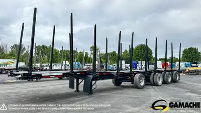 Trailer - # STOCK: R-33846 2013 ASETRAIL 48' LOG TRAILER REMORQUE À BILLOTS 2013 ASETRAIL 48' LOG TR...