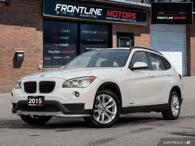 2015 BMW X1 XDrive - White on Black Leather Interior! Well Maintained! Loaded With Parking Sensors,...