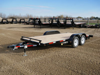 2024 SWS 16' Car Hauler Trailer w/ Pull Out Ramps (2) 3.5K Axles