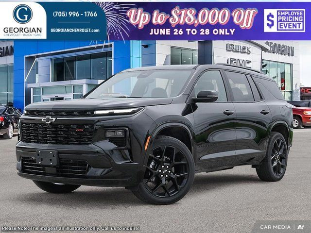 2025 Chevrolet Traverse RS- Trailering Pkg - Convenience Pkg in Cars & Trucks in Barrie