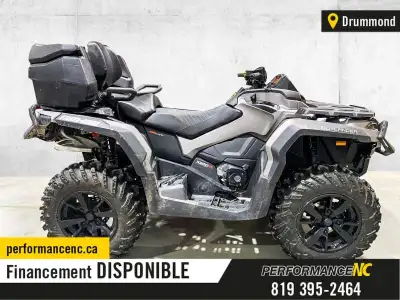 CAN-AM OUTLANDER MAX XT 1000R 2023 gris Poignées chauffantes conducteur poignées chauffantes passage...