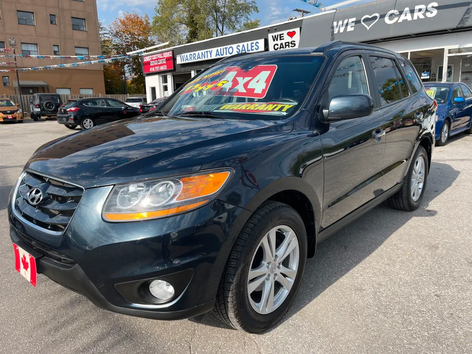 2011 Hyundai Santa Fe LIMITED AWD BT NAVI REV CAM LEATHER SPORT