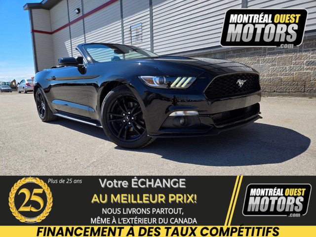 2017 Ford Mustang 2.3T / Premium / CONVERTIBLE / NAVI EcoBoost in Cars & Trucks in West Island
