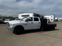 2013 Ram 3500 SLT 4x4 Crew Cab Flatbed Truck AMVIC LICENSE.. NEW ARRIVAL...... - 6 Cylinder 6.7 L Di... (image 1)