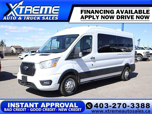 2021 Ford Transit Passenger Wagon XLT - NO FEES! in Cars & Trucks in Calgary