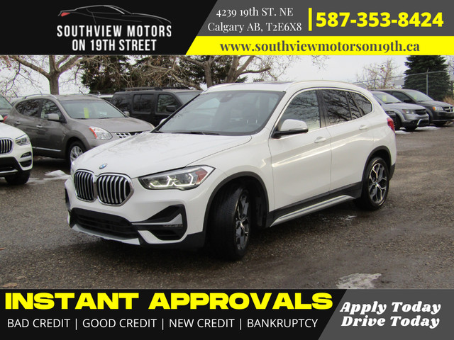 2021 BMW X1 XDRIVE 28i-NAVIGATION-INTELLIGENT SAFETY-MOONROOF in Cars & Trucks in Calgary