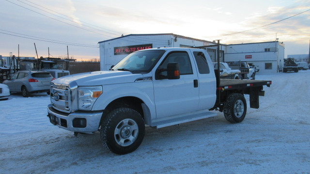 2016 FORD F-350 XLT EXTENDED CAB FLAT DECK in Heavy Equipment in Edmonton - Image 2