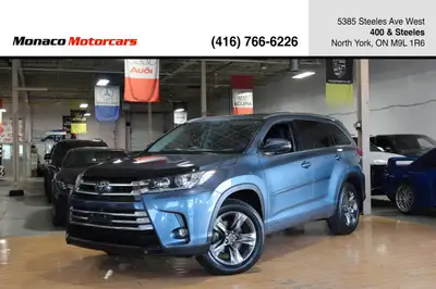 Special Finance Price: $35,999 | Cash Price: $37,499 2019 Toyota Highlander Limited AWD - No Acciden...