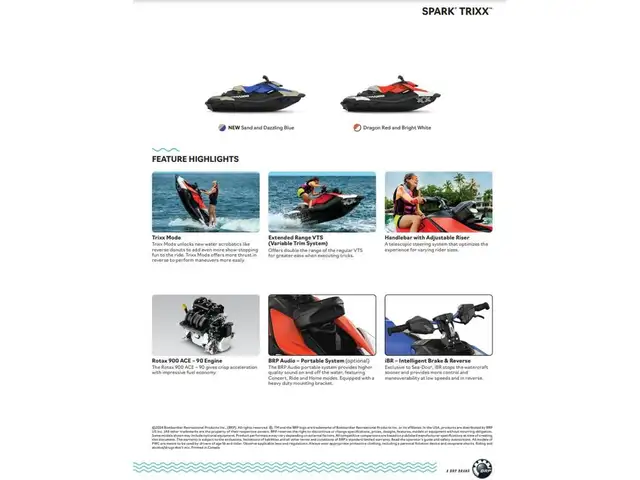 2025 Sea-Doo SPARK TRIXX 3UP WITH SOUND SYSTEM in Personal Watercraft in Winnipeg - Image 4