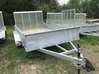 6X10' AND 6X12 80X16' ATV SNOWMOBILE GALVAIZED  TRAILER  