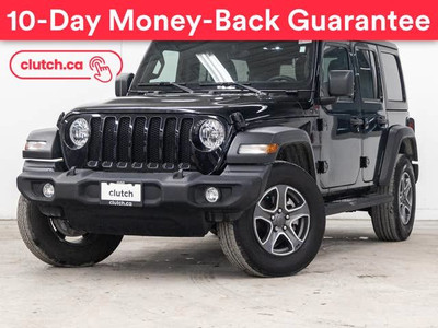 2022 Jeep Wrangler Unlimited Sport S 4WD w/ Uconnect4C, Dual Zon