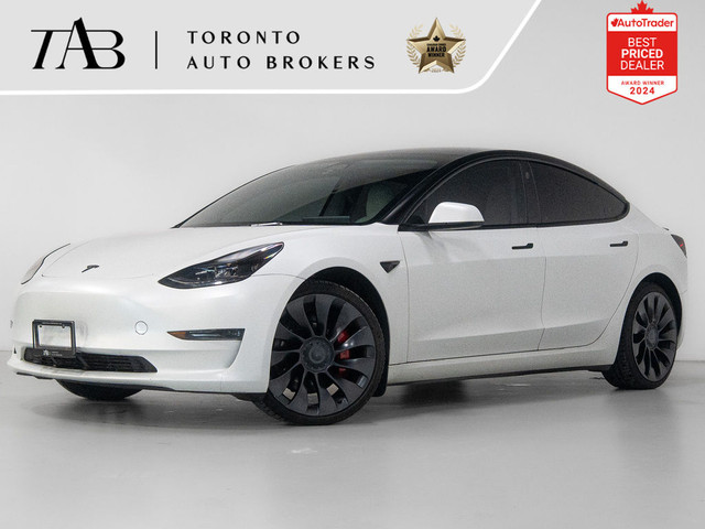 2023 Tesla Model 3 PERFORMANCE | AWD | MATTE WHITE | PANO in Cars & Trucks in Mississauga / Peel Region