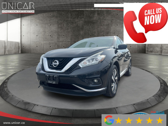 2017 Nissan Murano No Accidents AWD Platinum Navi Collision Warn in Cars & Trucks in Markham / York Region - Image 3