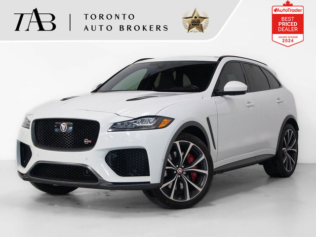 2020 Jaguar F-Pace SVR | HUD | 22\" WHEELS | MERIDIAN | EXT WARR in Cars & Trucks in Mississauga / Peel Region