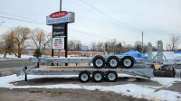 10 Ton Galvanized Equipment Trailer - Made in Brantford ON