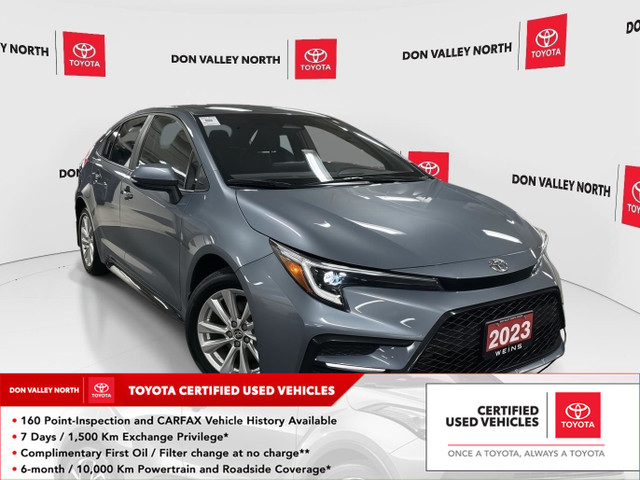 2023 Toyota Corolla SE ACCIDENT FREE | LOW MILEAGE | CERTIFIED in Cars & Trucks in City of Toronto
